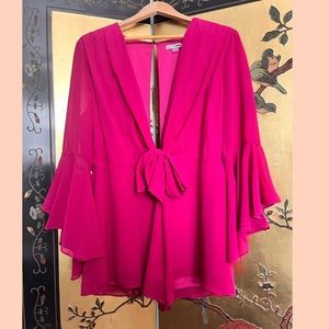 Fuchsia Pink Romper size XL